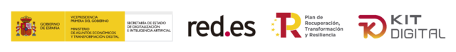 Gobierno de España · red.es · Plan de Recuperación, Transformación y Resiliencia · Kit Digital